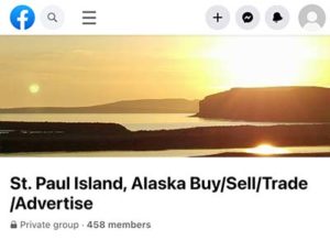 St. Paul Island Buy/Sell/Trade facebook page